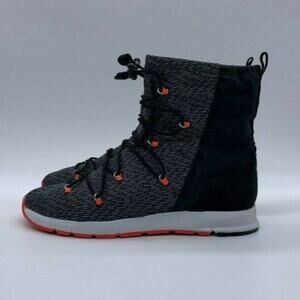 Womens Under Armour UA Charged Knit Boot Graphite Black Size 6